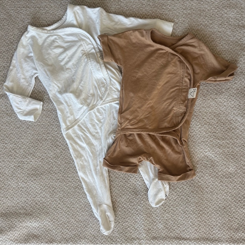 Bonsie baby skin to skin rompers 3/6m